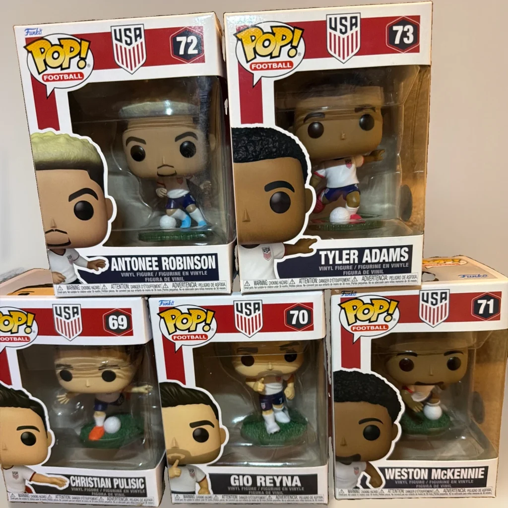 Funko US Men's National Team 2026 World Cup Pop Soccer Team USA Complete Set 5 94382 New In Box